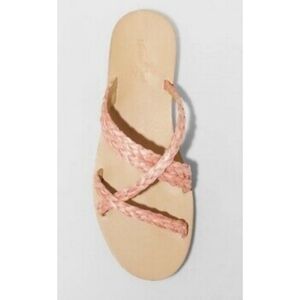 Universal Thread Opal strappy slide sandals Coral Size 9